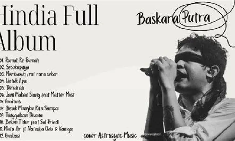 Baskara Putra dalam proses rekaman