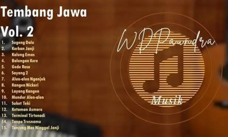 Lirik Lagu Teks lirik lagu Jawa di layar