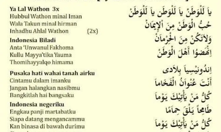 teks ya lal wathon