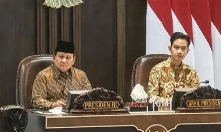 Sidang kabinet paripurna perdana kabinet merah putih