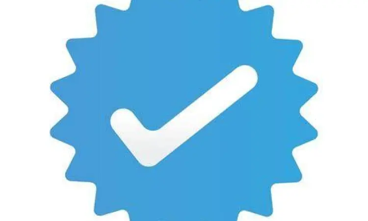 Tanda centang biru pada akun resmi Prabowo Subianto