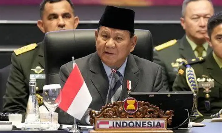 Prabowo Subianto Menteri Pertahanan Menteri Pertahanan Prabowo Subianto dalam kunjungan kerja internasional