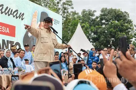 Kampanye Prabowo Kampanye Prabowo Subianto di hadapan pendukung