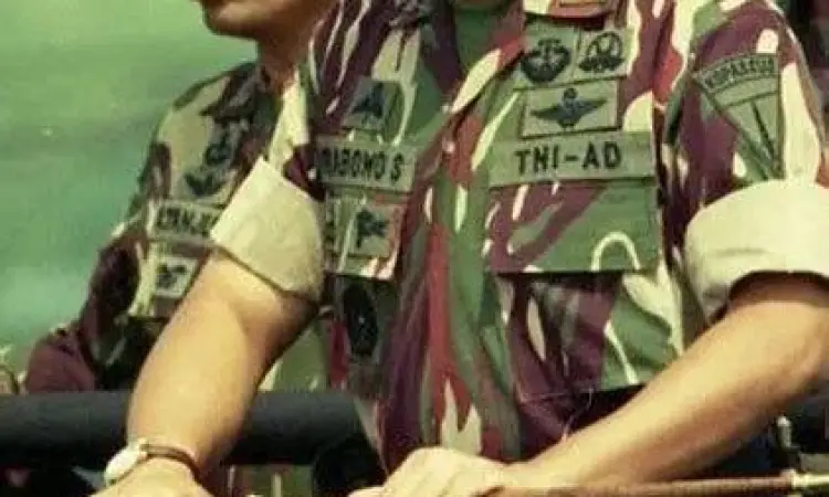 Prabowo Subianto saat memimpin Operasi Mapenduma