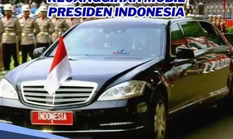 Simbol Garuda pada mobil dinas Prabowo