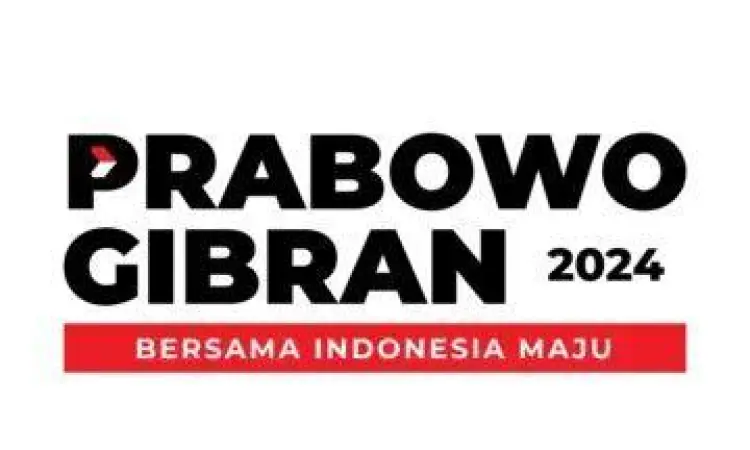 Logo dan foto Prabowo Gibran transparan