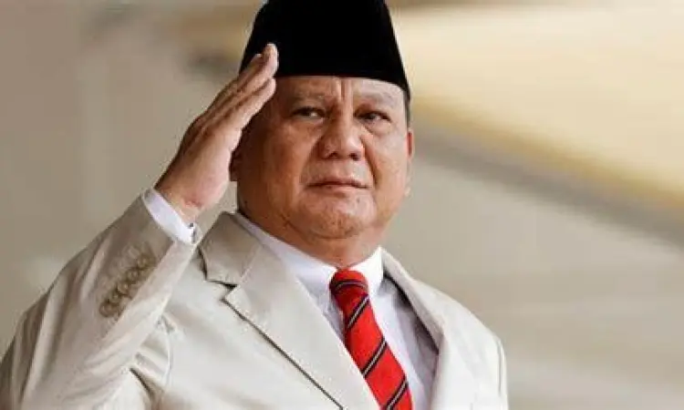 Prabowo Subianto muda saat menempuh pendidikan militer