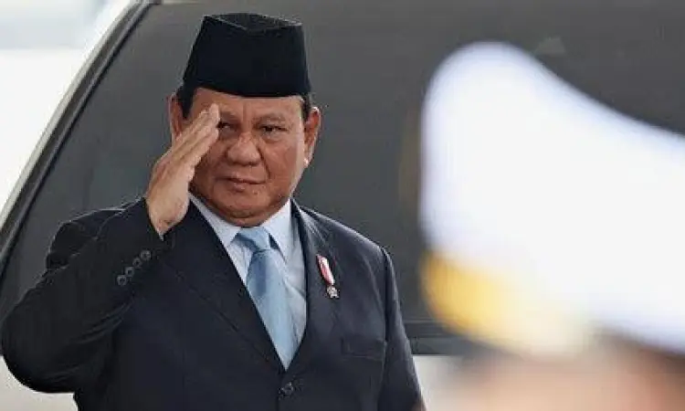 Prabowo Subianto saat menempuh pendidikan militer