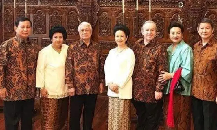 Kebersamaan Saudara Kandung Djojohadikusumo Prabowo Subianto bersama Bianti, Maryani, dan Hashim