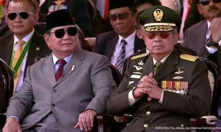 Pangkat terakhir Prabowo Subianto dalam upacara resmi