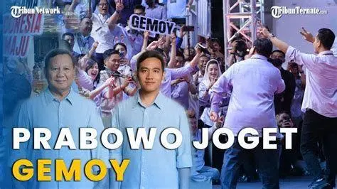 Fenomena Prabowo Joget Gemoy Prabowo Subianto melakukan gerakan joget khas di depan pendukungnya