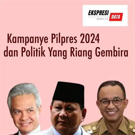 Budaya Politik Riang Gembira Massa pendukung menyambut gaya kampanye riang gembira