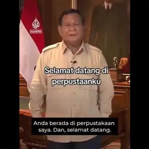 Koleksi Buku Prabowo Perpustakaan pribadi di dalam rumah Prabowo