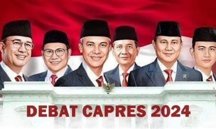 Debat Capres 2024 Suasana debat capres 2024 bertema pertahanan