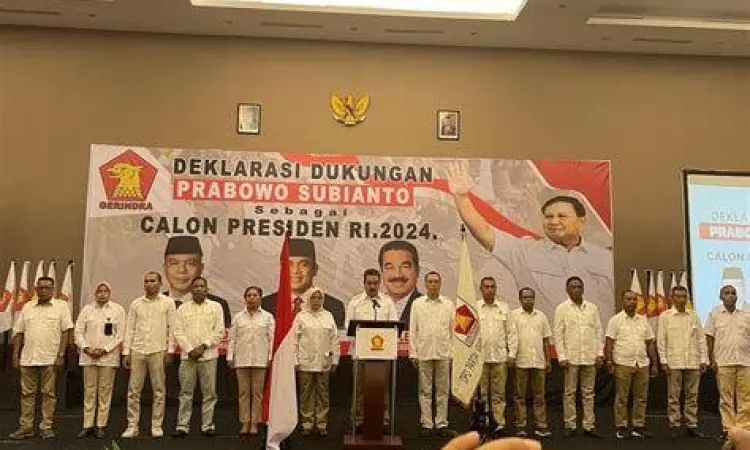 Deklarasi Calon Presiden Deklarasi Prabowo Subianto sebagai calon presiden 2024