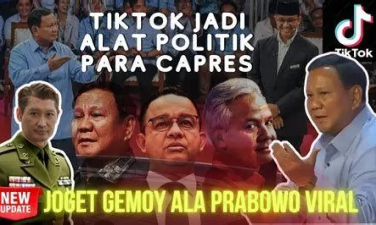 Momen Gemoy Prabowo Momen Prabowo Subianto melakukan gerakan ikonik gemoy