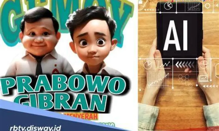 Kolaborasi visual Prabowo dan Gibran dalam gaya gemoy