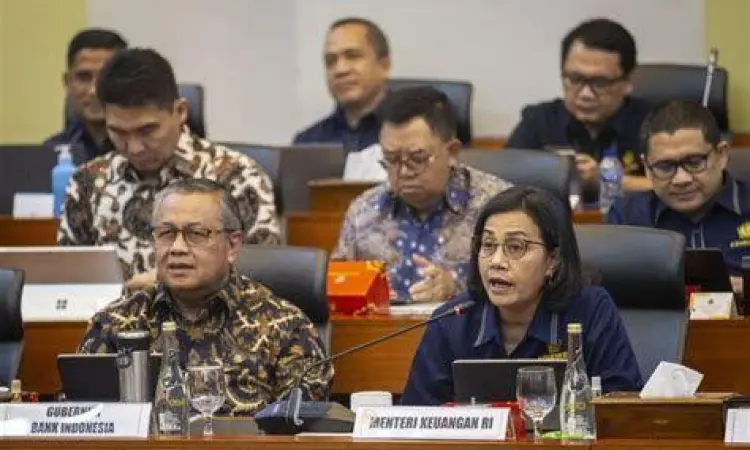 Rapat Anggaran APBN 2025 Suasana rapat koordinasi anggaran APBN di Kementerian Keuangan