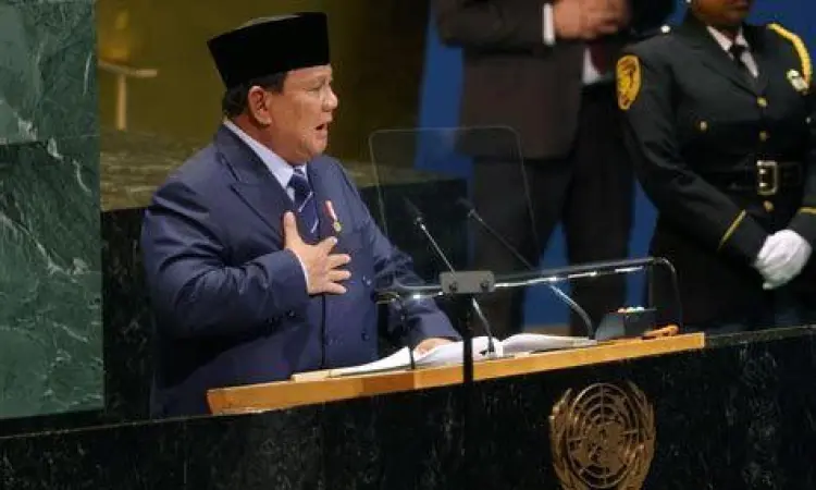 Prabowo Subianto di PBB Pidato Prabowo Subianto di Sidang Umum PBB