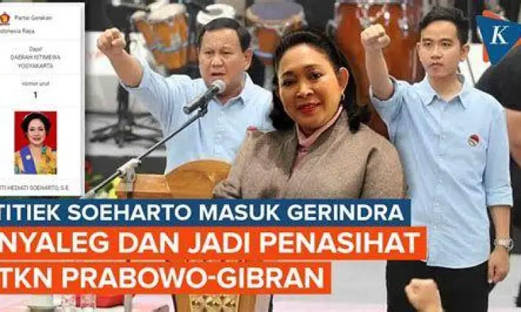 Titiek Soeharto kampanye politik