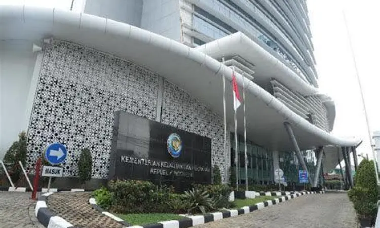 Gedung kementerian di Jakarta sebagai pusat administrasi negara