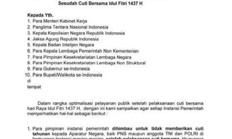 Korespondensi Resmi Ilustrasi surat resmi untuk pejabat negara