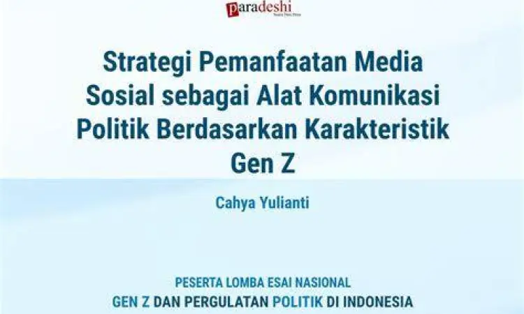 Strategi branding politik untuk generasi Z di Indonesia