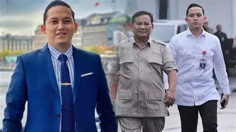 Penampilan Formal Rizky Rizky Irmansyah menggunakan setelan jas formal di acara kenegaraan