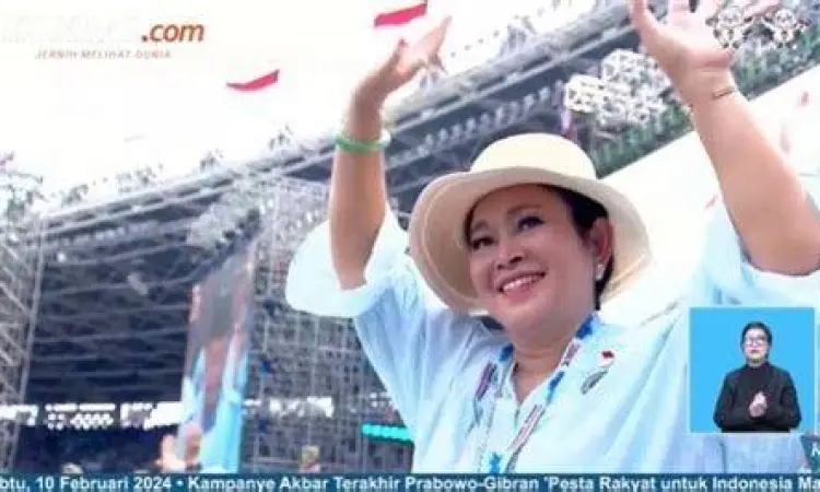 Titiek Prabowo saat berkampanye di Yogyakarta