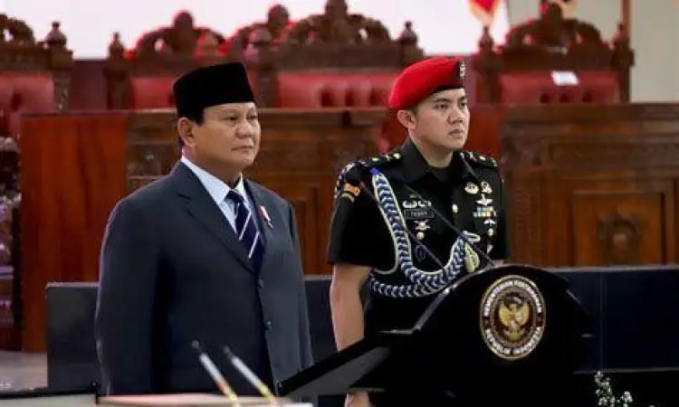 Prabowo Subianto Menteri Pertahanan Potret Prabowo Subianto sebagai Menteri Pertahanan