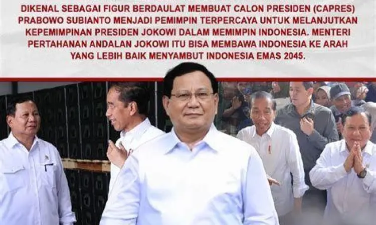 Visi Indonesia Emas Prabowo Subianto