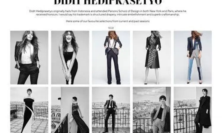 Didit Hediprasetyo saat menempuh pendidikan desain