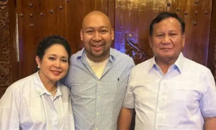 Momen kebersamaan Didit Prabowo dan ayahnya