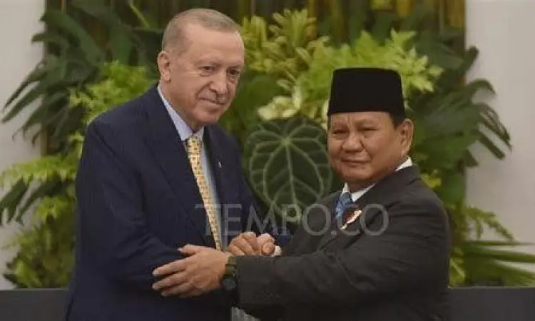 Kerjasama Pertahanan Indonesia Turki Prabowo Subianto dan Erdogan dalam kerja sama pertahanan