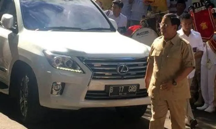 Lexus LX570 Prabowo Mobil Lexus LX570 milik Prabowo Subianto