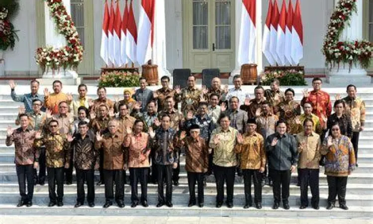 Suasana rapat kabinet membahas aspirasi rakyat