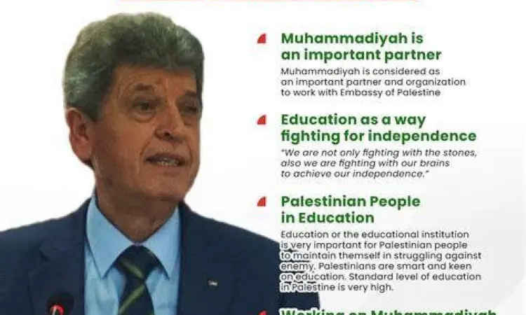 Beasiswa Mahasiswa Palestina Mahasiswa Palestina menerima beasiswa di Indonesia