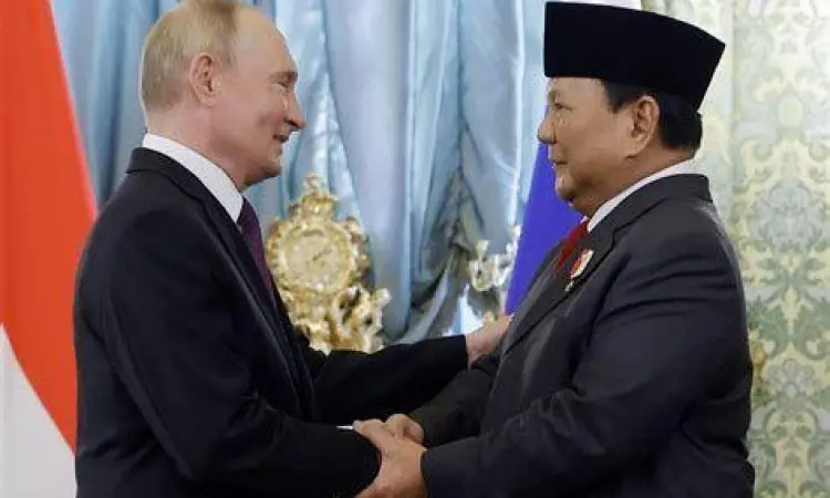 Prabowo Subianto bertemu Vladimir Putin di Kremlin