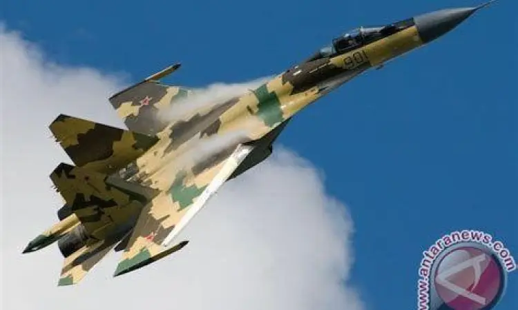 Pesawat jet tempur Sukhoi Rusia