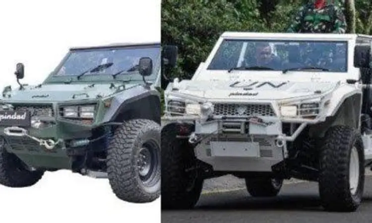 Kendaraan taktis Maung buatan PT Pindad
