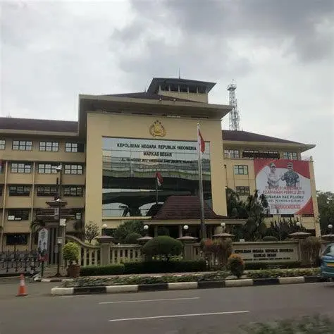 Mabes Polri Jakarta Gedung Mabes Polri sebagai pusat komando kepolisian