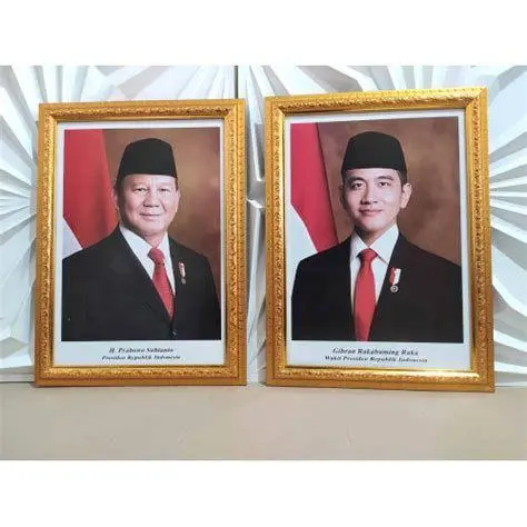 Bingkai Foto Presiden Bingkai foto presiden dan wakil presiden kualitas premium