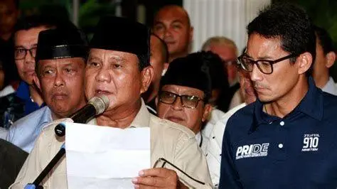 Deklarasi Pasangan Capres Cawapres 02 Deklarasi pasangan Prabowo Sandiaga Uno 2019