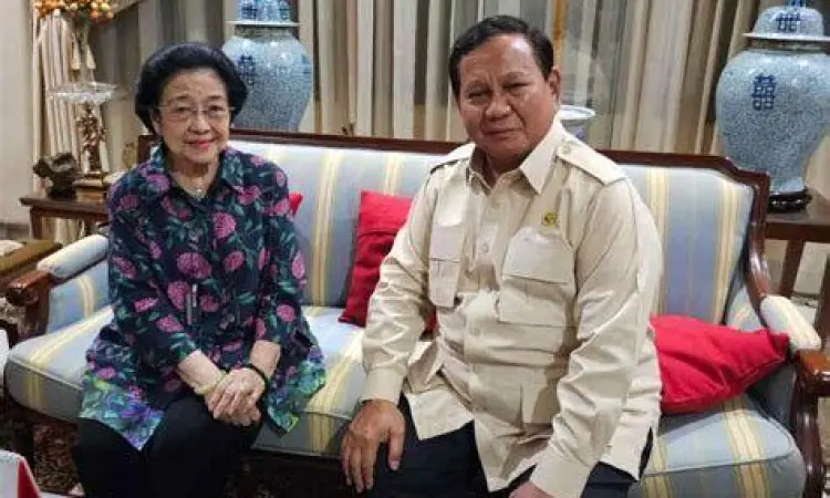 Diplomasi Nasi Goreng Megawati Prabowo mengunjungi kediaman Megawati di Teuku Umar
