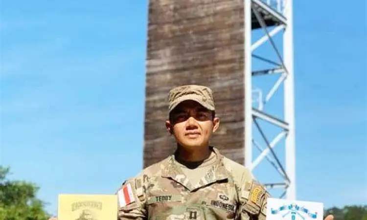 Mayor Teddy Indra Wijaya saat menempuh pendidikan di Ranger School Amerika Serikat