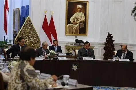 Diplomasi Prabowo Subianto Prabowo Subianto dalam pertemuan bilateral internasional