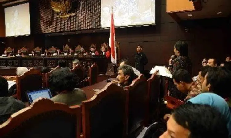 Sidang sengketa Pilpres 2014 di Mahkamah Konstitusi