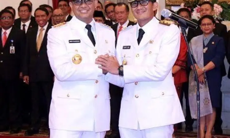 Sandiaga Uno saat menjabat Wakil Gubernur