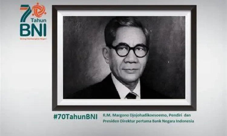 Raden Mas Margono Djojohadikoesoemo pendiri BNI
