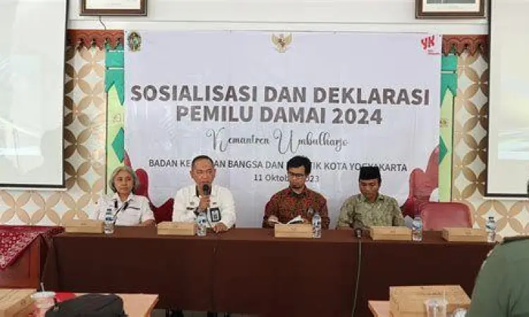 Sosialisasi pemilu damai oleh Bawaslu